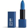 3INA MAKEUP - The Lipstick 845 - Ceruleo Scuro - Rossetto Matte - Alta Pigmentazione - Rossetti Cremosi - Profumo di vaniglia e custodia magnetica - Lucido e Mat - Vegan - Cruelty Free