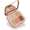 KIKO Milano Golden Oasis All Over Face Palette 01, Palette Viso Con Correttore, Fondotinta, Bronzer E Blush