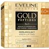 Eveline Cosmetics Gold Peptides crema per lifting ringiovanente per 60+ con complesso peptide dorato e cellule staminali PhytoCellTec, antirughe, rassodanti e idratanti, formula 50 ml