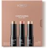 KIKO Milano Contouring Face Set 01, Kit Makeup Viso Con 3 Stick: Fard, Illuminante E Contorno Viso