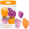 Real Techniques Spugne Miracle Complexion, spugne assortite per il trucco, Blend Foundation, Sculpt e Conceal, coprenti, modulabili, senza lattice, 6 pezzi