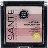 Sante Naturkosmetik Riflettore naturale, bronzo, vegano, 02 rosa, 7 g