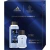 Adidas, Confezione Regalo Uomo UEFA 10 Eau de Toilette 50 ml + Gel Doccia 250 ml