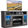 VEVOR Mobiletto Porta TV per Soggiorno da 1651 mm Tavolo TV Carico di 136,08 kg