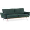 Bizzotto Divano letto Johnny velluto verde scuro