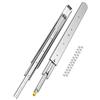 VEVOR Guide per Cassetti a Estensione 1 Paio Carico max. 226,8kg Binario per Cassetti con Bloccaggio Cuscinetti a Sfera Guida Scorrevole Lunghezza Estensione 914mm Finitura Zincata