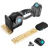 Cecotec Tosaerba e Tagliasiepi a Batteria TitaniumSword 2120 Hand XL. Lame al Titanio Laser. Impugnatura Ergonomica. Batteria 21V Brushless. Accessori Siepi 22mm e Erba 13cm. Potenza e Versatilità