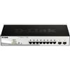 D-link Switch di rete D-Link DGS-1210-08P PoE 10porte 10/100/1000 8xGbE 2x SFP PoE 65W senza ventola [NUDLISS8P000009]