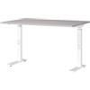 GERMANIA DIE MÖBELMACHER Germania Scrivania 7910-617, in cashmere/bianco, regolabile in altezza, 120 x 91 x 80 cm (LxAxP)