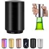 HONGP Apribottiglie magnetico a pressione, apribottiglie automatico a pressione, per birra, cola, soda e corona, accessorio da cucina, regalo di Natale per uomo