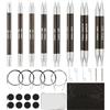 KnitPro Set regalo KnitPro Deluxe: ferri circolari intercambiabili Karbonz (3,50-8,00 mm) con accessori