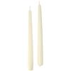 Cereria Di Giorgio - 10 Candele Coniche - Diametro 2,2 cm Altezza 25 cm - Colore Panna - Durata 7 ore - Standard per candelabro