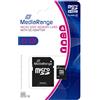 MediaRange Micro SD Memorycard 32GB Classe 10 con adattatore SD in blister MR959