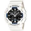 G-Shock Casio G-SHOCK Orologio 20 BAR, Bianco, Analogico - Digitale, Uomo, GA-100B-7AER