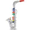 Bontempi sassofono cromato grande a 8 note