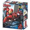 Grandi Giochi Puzzle prime 3d marvel iron man lenticolare 500 pezzi