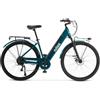 Nilox, Ebike J7, Bici Elettrica, Fino a 80 km di Autonomia, Fino a 25 Km/h, Motore da 36 V/250 W e Batteria Removibile 36 V-13 Ah, Gomme 28x1,75, Cambio a 6 Velocità, Colore Verde