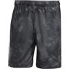 adidas Uomo Train Essentials Seasonal all Over Print Short, Black, XL 7 inch