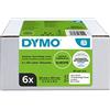 DYMO LW etichette originali grandi per spedizioni | 54x101 mm | 6 rotoli da 220 etichette facili da staccare (1.320 pezzi) | autoadesive | per etichettatrici LabelWriter