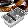 Aatraay Knock Box per caffè, Grande Contenitore per caffè in Acciaio Inox Contenitore per Fondi di caffè Secchio per Residui Cestino per Rifiuti per Fondi di caffè Espresso
