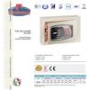 TECHNOMAX CASSAFORTE A MOBILE PORTACHIAVI 20 GANCI COMBINAZIONE ELETTRONICA CON CHIAVE DI SICUREZZA TECHNOMAX SECRET FE/20P