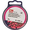 Prym Spilli Dritti con Testa in plastica V2A 0,65 x 32 mm Neon, Acciaio, Rosa, Taglia Unica