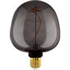 Eglo Lampadina XXL E27, dimmerabile, a spirale, stile rétro, molto grande, nera, 4 W, 40 lumen, luce bianca calda, 2000 K, lunghezza 18 cm