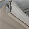DEGHI Telo per pergola 6x3 m in poliestere idrorepellente grigio - Shine