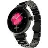 HiFuture Aura Smartwatch da donna, Display AMOLED in Acciaio Inossidabile da 1,08 pollici, Cardiofrequenzimetro, Sensori Real SpO2, Contapassi, Impermeabile IP68, Compatibile con Android e iOS