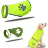 Dryxog Cane Riflettente di Sicurezza Gilet, Salvagente Cane, Giacca Riflettente Ad Alta Visibilità, Gilet Alta Visibilità, Giubbotto Catarifrangente per Attività All' Aperto (Taglia S)