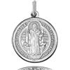 Sebaoth Medaglia San Benedetto 19 mm in argento sterling