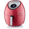 Ariete 4618 Airy Fryer XXL - Friggitrice ad Aria - Frigge 2,5 kg di Patatine Fritte - 5.5 Litri - Cottura Senza Olio e Grassi - 1800 Watt - Rosso