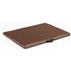 COOL PET Materassino per cani, spessore 5 cm, in schiuma fredda ortopedica (Memory Foam), in ecopelle di alta qualità, dimensioni L 68 x 50 cm, colore marrone