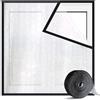 Risareyi Isolante Termico per Finestre 40x40cm, Nero Pellicola Traslucido EVA Tenda Termica Window Cover Inverno Contro Freddo, Include Nastro Biadesivo, non Tagliabile