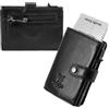 MATADOR Slim Wallet MIAMI - Custodia in pelle per carte di credito con porta carte pop-up - con protezione RFID e scomparto portamonete - Mini portafoglio - piccolo portafoglio da uomo con scatola