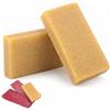 QWORK® 2 Pezzi Blocco di Pulizia per Nastro Abrasivo - 150 x 75 x 25 mm - in Gomma Latex Alta Qualità
