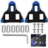 Wvxilyr Tacchette Bici, tacchette per bici da strada compatibili per SPD e SPD SL, Tacchetti SPD per scarpe da ciclismo, Pedali per bici per bici da strada, mountain bike e ciclismo indoor, blu