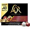 L'Or - Capsule Caffè Espresso Barista - Compatibili con Macchine Nespresso®* original - 40 Capsule in Alluminio - Intensità 13