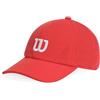 Wilson Cappello Perforato Active, Cappello Dinamico con Fascia Ad Asciugatura Rapida E Corona Strutturata, dal Design Leggero E vestibilità Regolabile, Colore: Infrarosso, Taglia: LXL
