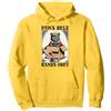 Cat Lover Designs Paws Rule Hands Obey Cat Lover - Gatto divertente in scatola Felpa con Cappuccio