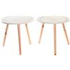 DKD Home Decor Tavolino, Pino,Legno MDF, Estándar