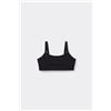 Tezenis Brassiere In Cotone Basic Bambina Bambina Nero