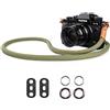 VOVMOEYA Tracolla Fotocamera Corda,Cinghia per Fotocamera Corda per Fujifilm X100V XT5 Nikon ZFC Z30 Z50 Canon EOS R6 R10 R50 Sony A6000 A6400 A7 IV Fotocamera Tracolla - Verde