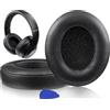 SoloWIT Cuscinetti Auricolari di Ricambio in Pella di Agnello per Beats Studio 2 e Studio 3 (con cavo e wireless) Cuffie, Padiglioni con Schiuma Memory per Isolamento Acustico, Maggiore Spessore