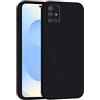 Mixroom - Cover Custodia Case per Samsung Galaxy A71 4G Protezione Fotocamera in Silicone TPU Morbido Opaco Bordi Piatti Colore Nero