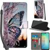 PHINIENLAND Cover per Samsung Galaxy A18 / A26 / A17 5G custodia portafoglio Farfalla | 3 scomparti carte, 1 tasca banconote, Chiusura magnetica, Supporto, Pelle PU flip cover per Samsung A26 / A17