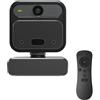 VIZOLINK W12S Webcam 4K 30FPS, Telecomando, Focus Automatico/Fisso, Doppio Microfono, 4XZoom, Correzione Luce, Protezione Della Privacy, Telecamera PC, Windows/MacOS/Linux/TikTok/Skype/Youtube/Switch2