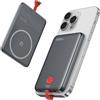 Selore&S-Global Power Bank Magnetico, Powerbank Ricarica Rapida 20W PD con Cavo Integrato Caricatore Portatile Ultra Slim, Mini Batteria Esterna USB C per iPhone 16/15 /14/13 /12 Pro Max Mini Plus, Samsung Galaxy