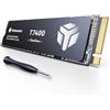Yottamaster T7400 4TB SSD M.2 PCIe 4.0x4, fino a 7400 MB/s, M.2 2280 NVMe Interno Solid State Drive con 3D TLC NAND Flash, Gaming SSD compatibile con PS5, PC e laptop