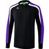 Erima 4043523868968 Sweatshirt, Unisex Bambini, Nero/Violet/Bianco, 140